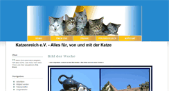 Desktop Screenshot of katzenreich.net